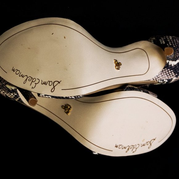 Sam Edelman Snakeskin Heels - Picture 3 of 5